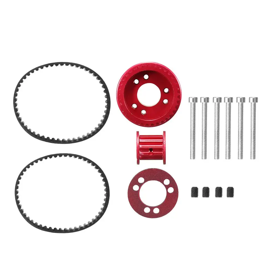 15mm DIY Electric Skateboard Wide Belts ABEC Flywheel Pulley Part Kit 265 255mm