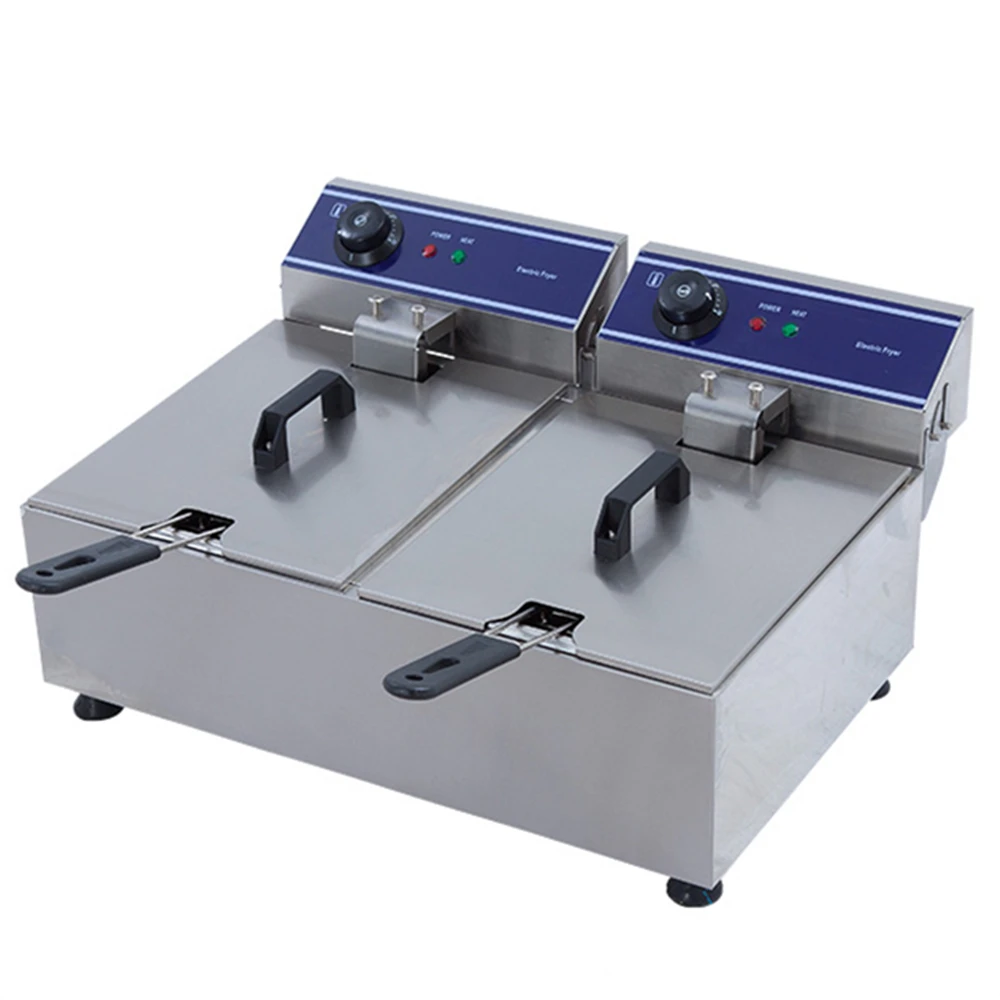Electric industrial deep fryer deep fat fryer machine commercial potato