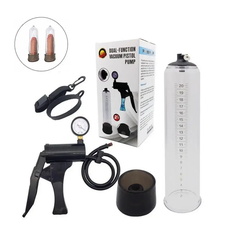 Online Männlichen Multifunktionale Erektion Hydrotherapie Vakuum Penis Pumpe Wasser Luft Exerciser Penis Spa Bad Massager Manometer Enlargem
