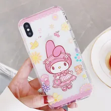 

TN New Cute 3D Cartoon Floral Rabbit Silicon Phone Case for iPhone 6 6s Back Cover for iPhone 6s 6 8 7 Plus I X S XR XSMAX Capa