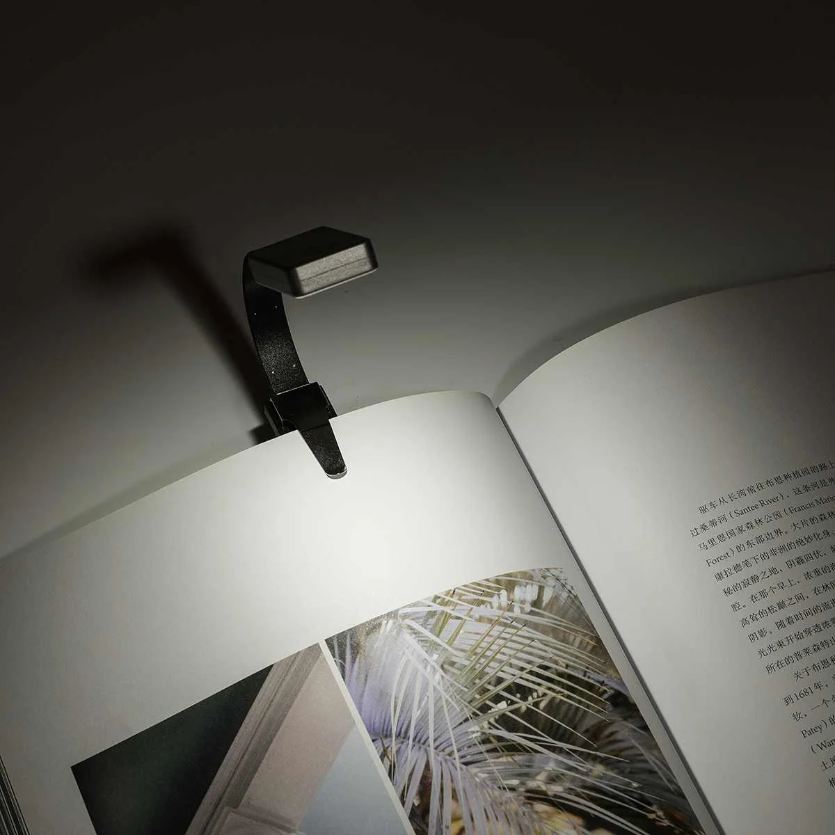 Перезаряжаемая Светодиодная лампа для электронной книги USB светильник ильник