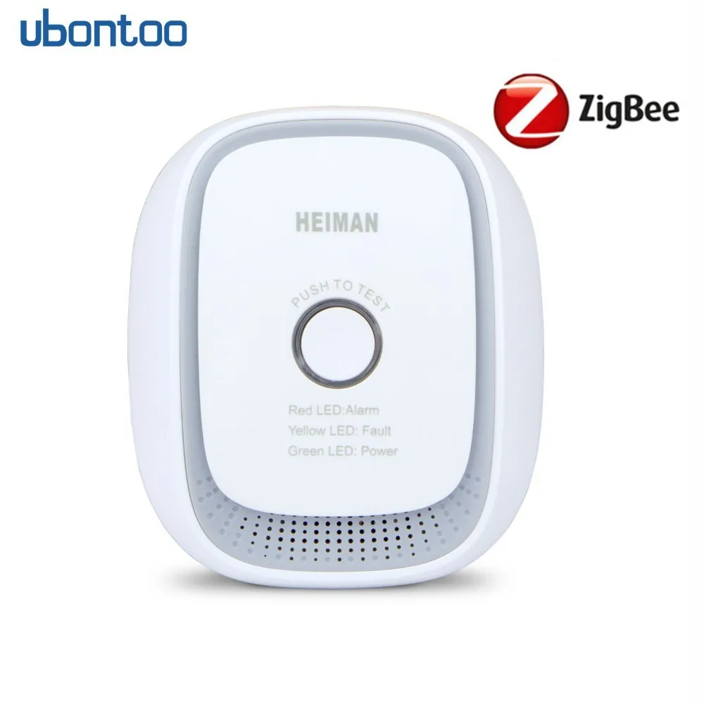 Ubontoo Zigbee 2.4G wireless gas detector LPG combustible gas leak sensor comes with high sensitivity siren smart home detector Ubontoo Zigbee 2.4G wireless gas detector LPG combustible gas leak sensor comes with high sensitivity siren smart home detector
