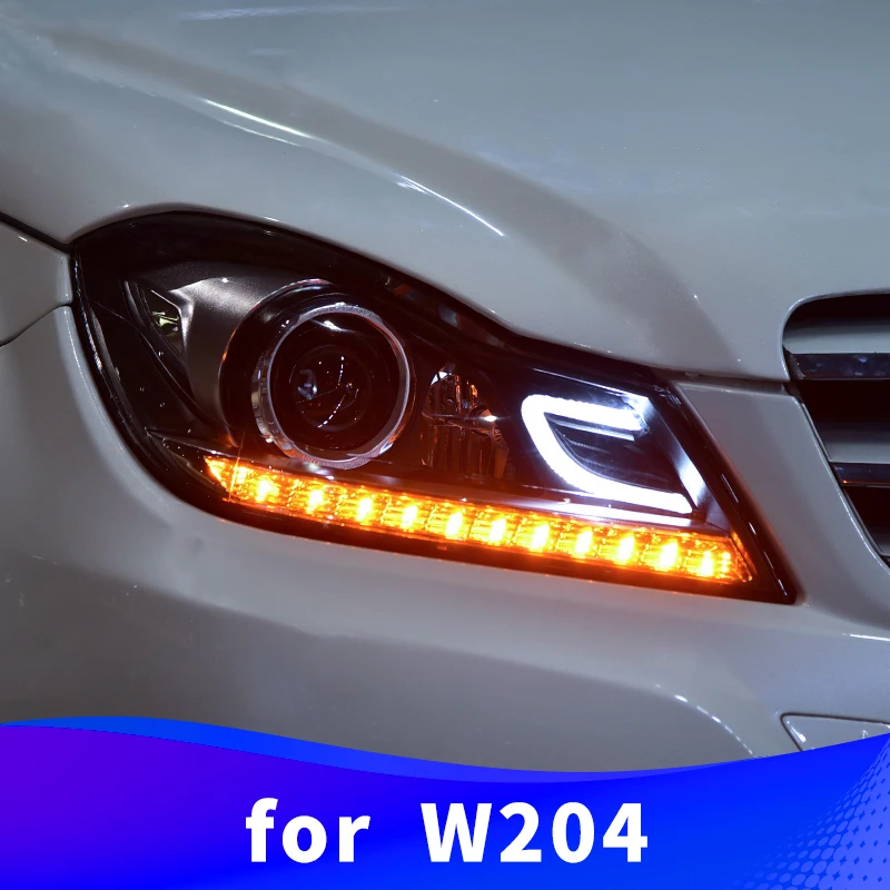 Головной светильник в сборе для Mercedes Benz W204 2011 2012 2013 C180C200C260 светодиодный