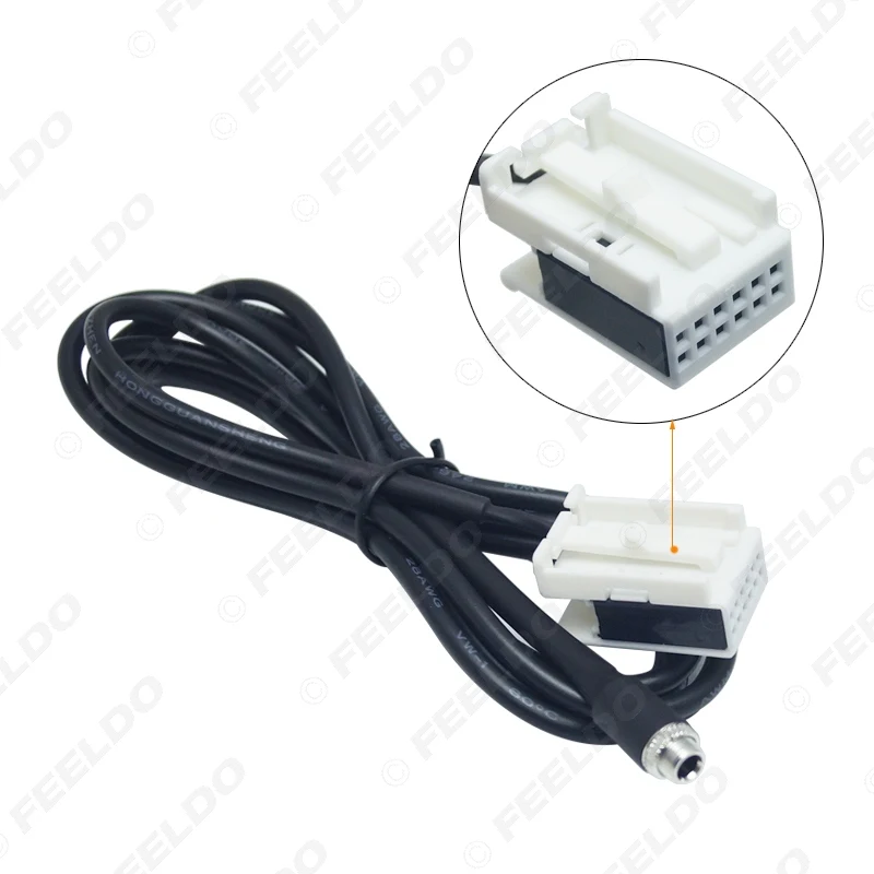 LEEWA 30X автомобильное радио аудио MP3 RCD510 + RCD310 AUX IN кабель адаптера для VW Passat B6 Golf Polo 12