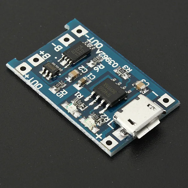 CLAITE 5V 3A модуль зарядного устройства литиевой батареи Board USB защитные схемы