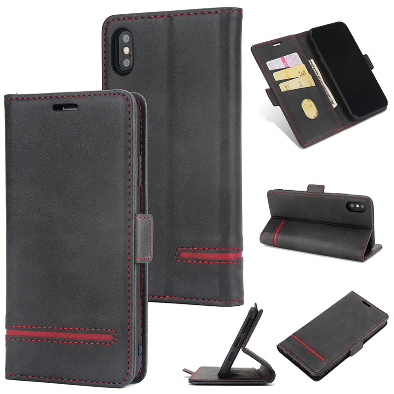 

KISSCASE Flip Leather Wallet Case For Samsung Galaxy S10 Lite S9 S8 Plus S10E Card Slots Phone Case For Samsung Note 8 9 Covers