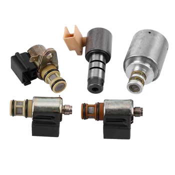 

5pcs Car Automative Transmission Control Solenoid Kit for Toyota 4L30E Metal + Plastic Auto Parts