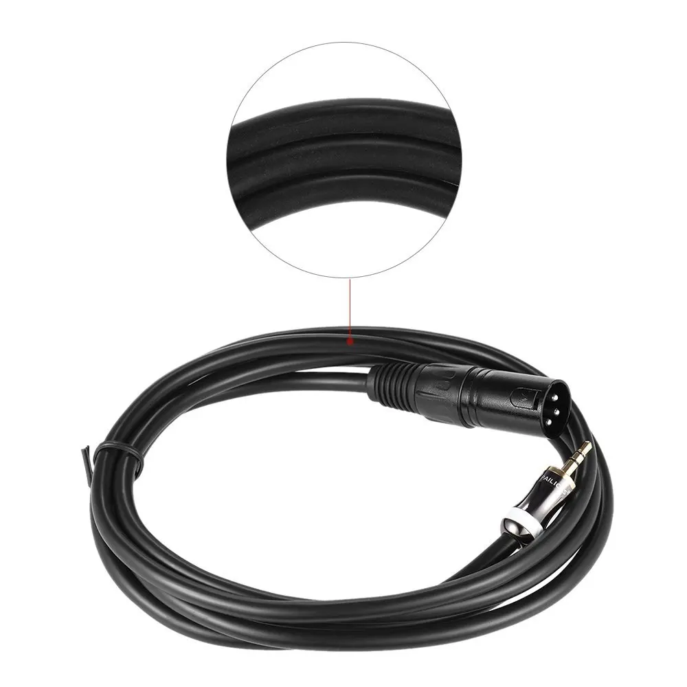 2 м XLR 6 Футов Jack 3 5 мм кабель для аудио микшера PC динамик|Кабели HDMI| |