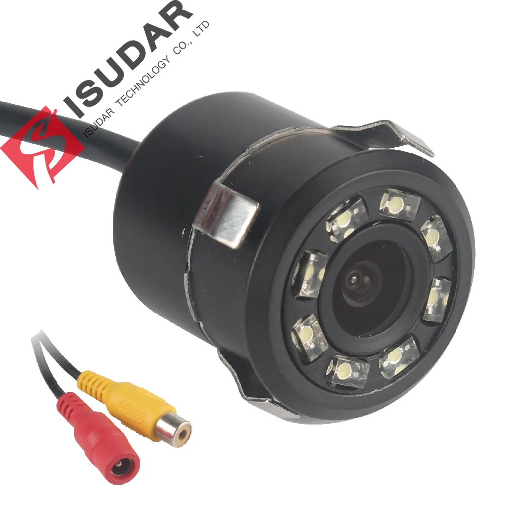 Isudar камера заднего вида для авто парктроник зеркало с видеорегистратором и DC 12V