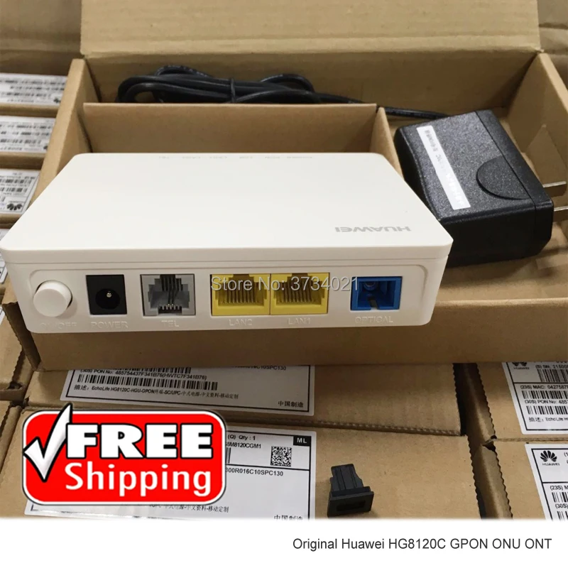 Бесплатная доставка Huawei HG8120C 1GE + 1FE 1 порт волоконно оптический ONU ONT Gpon модем VIOP
