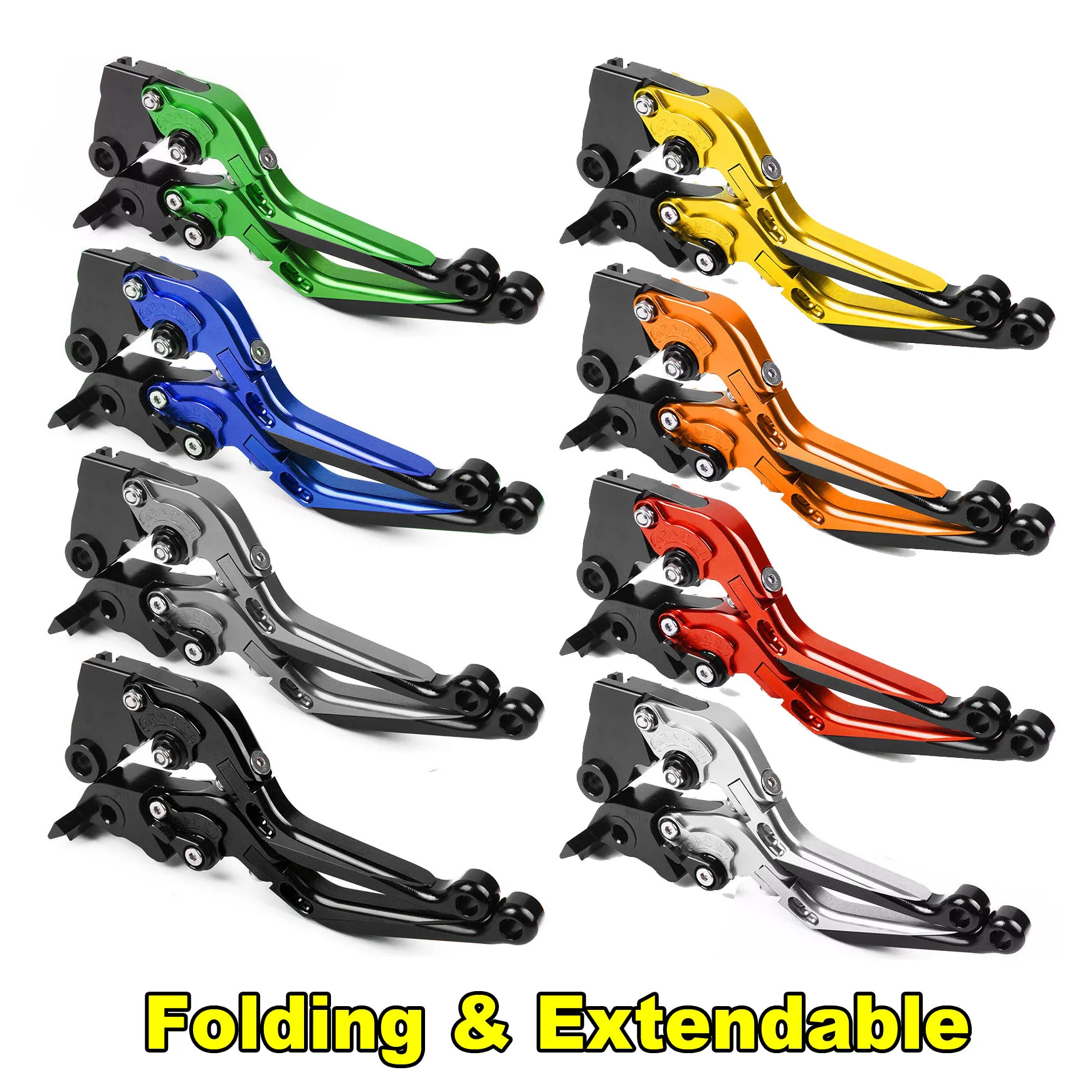 

2x Folding Extendable Brake Clutch Levers for KTM 390 125 Duke RC390 RC125 14-18 200 Duke/RC200 14-16