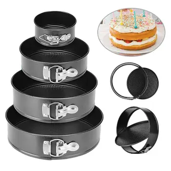 

Baking Pans Cake Decorating Tools Cake Mold Metal Round Baking Dish Bakeware Non-stick Mold Kitchen Accessories Gadget