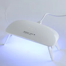 5 Вт Сушилка для ногтей 6 шт. светодиодная УФ лампа микро-Usb гель лак отверждающая машина для домашнего использования Инструменты для дизайна ногтей для ламп
