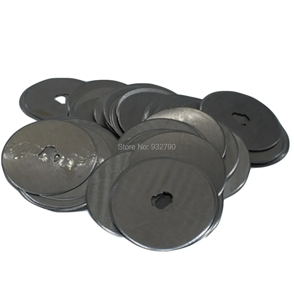 

200pcs 28mm Rotary Cutter Blades Rotary Cutter Quilters Sewing Fabric Mat Paper Quilting Cutting Tool Replacement Spare Blades