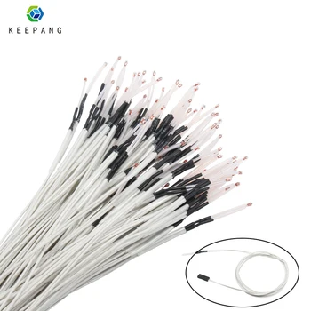 

5pcs 100K ohm NTC 3950 Thermistor With Cable For 3d Printer Mend RAMPS 1.4 A4988 MK2B Heatbed imprimante 3d Printer Parts