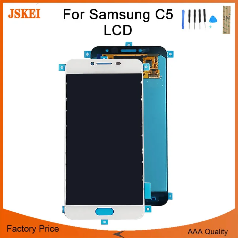 

For Samsung For Galaxy C5 C5000 LCD Display Touch Screen Digitizer Assembly Replacement for Samsung C5 No Dead Pixel 5.2 inch