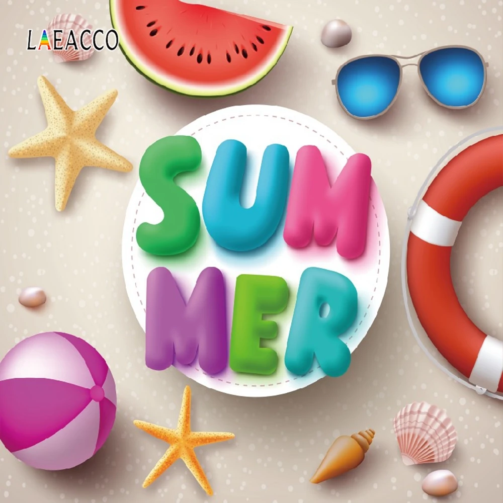 

Laeacco Summer Holiday Party Backdrop Tropical Photography Backgrounds Customized Photographic Backdrops For Photo Studio