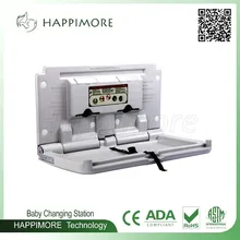 Серый Детский сменный блок Горизонтальная установка детский сменщик со статической нагрузкой вес 115 кг крепкий и крепкий для ванных комнат