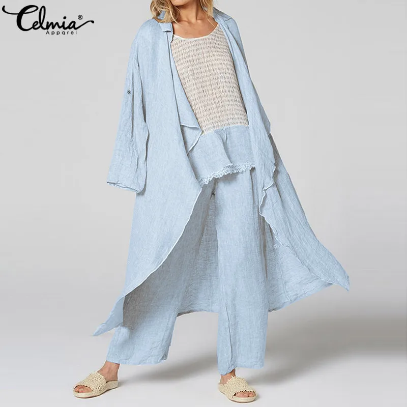 Oversized Tops Celmia Women Vintage Kimono Cardigan 2019 Summer Blouse Long Sleeve Casual Loose Long Shirts Solid Beach Shawl