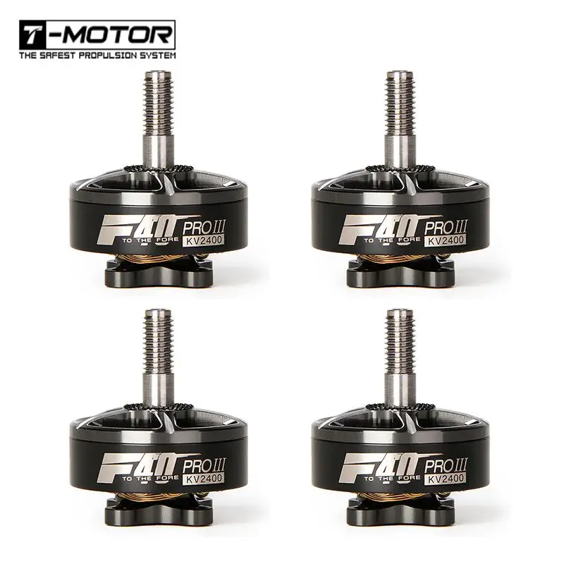 

4PCS T-motor F40 F60 Pro III 2400/2500/2600/2700KV 3-4S CW Thread Brushless Motor for RC Drone FPV Racing Multicopter Motor Part
