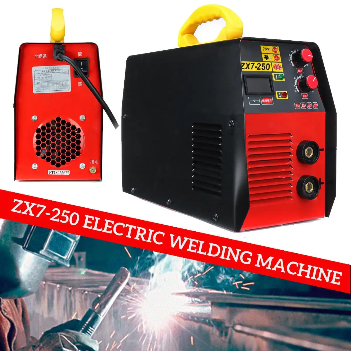 

Adjustable 10-250A Dual Voltage 220V 380V IGBT Inverter Arc Welding Machine Mini Electric Digital Welders Inverter Machine Tool