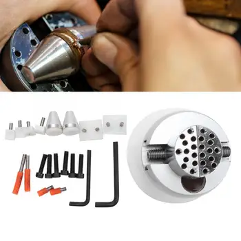 

Professional Adjustable Jewelry Making Work Holder Clamp Kit Engraving Universal Metal Base Vise Jewelry Making Tools Jeweler