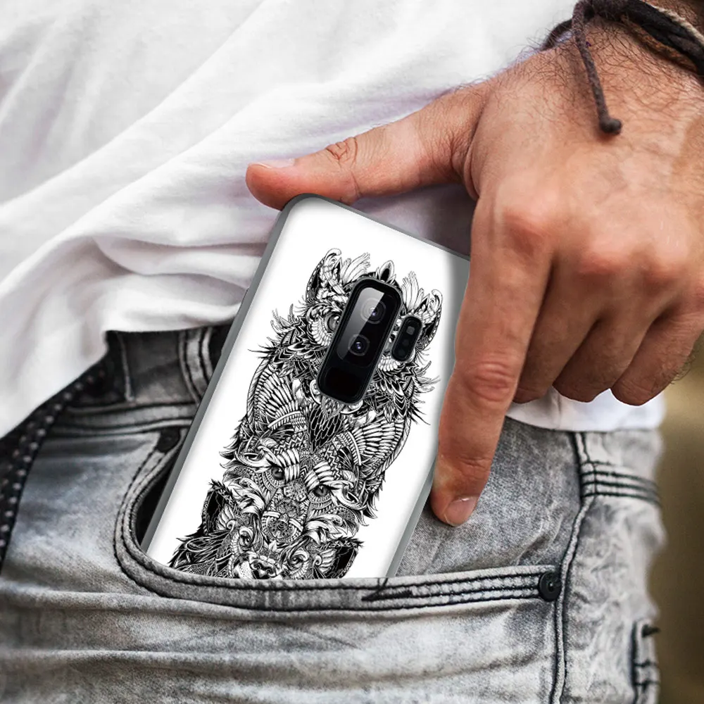 Стильный чехол CASEIER Tiger для Samsung Galaxy A8 A7 A6 2018 J3 J5 J7 2017 TPU мягкий S8 S9 Plus S6 S7 Edge |