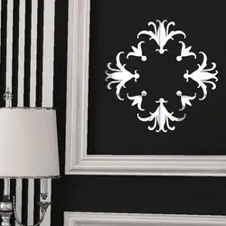 Креативная Настенная Наклейка Съемный цветок DIY акриловая Зеркальная Наклейка на стену Наклейка для дома Декор комнаты