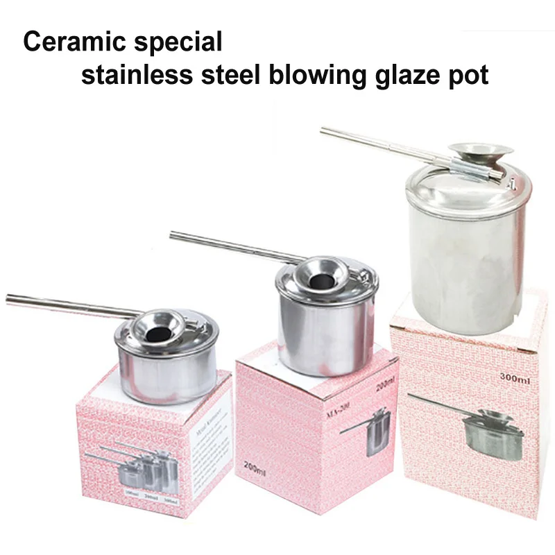 

1 Pcs 100Ml 200Ml 300Ml Stainless Steel Metal Atomizer Painting Pottery Glazes Spray Paint Sprayers Handmade Ceramics Tools