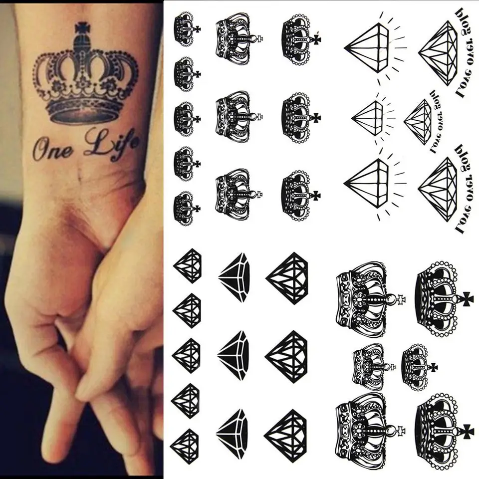 Mens Crown Tattoo