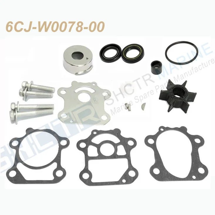 

SHCTR Water Pump & Impeller Kit for OEM 6CJ-W0078-00,70HP