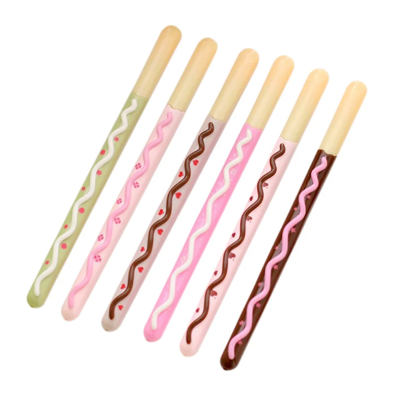 

1 Set of 6 pcs Mixed Color Pastel Gel Pens DIY Pens for Drawing Writing (H)