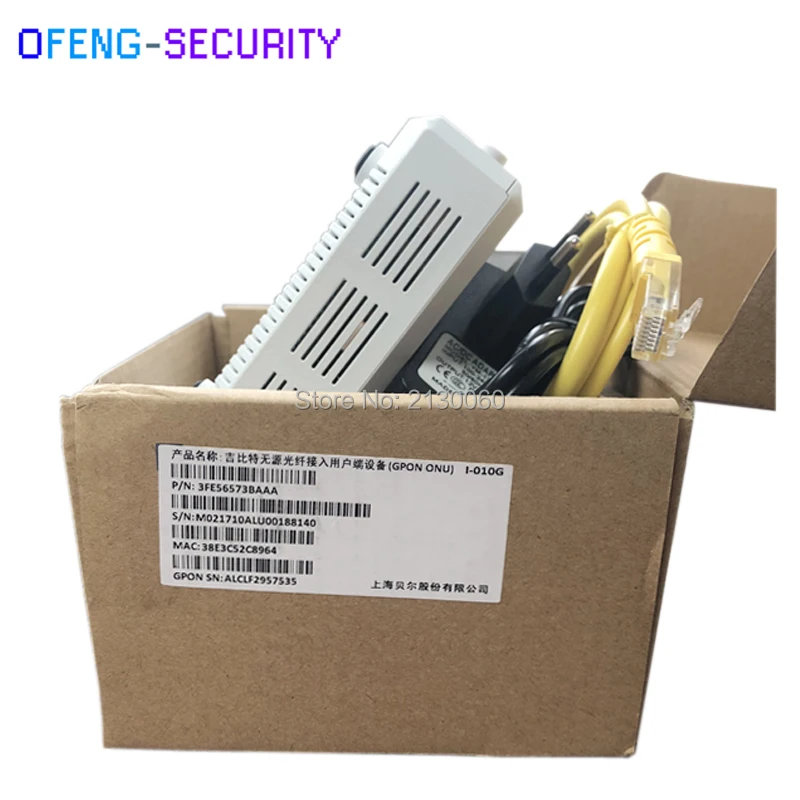Alcatel Lucent Bell I 010G GPON Оптический сетевой терминал на 100% подлинный и новый 1 GE ONU