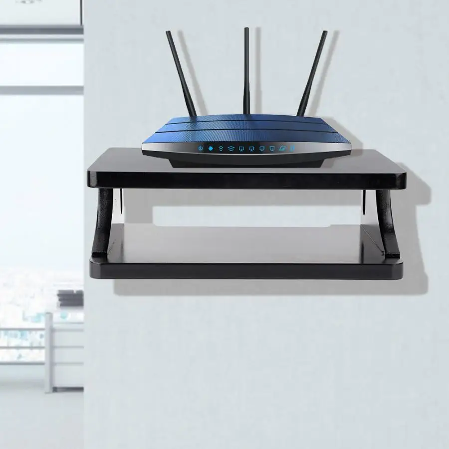 

Living Room Wall Mount TV Box Rack Set-top Box Bracket Shelf Router Storage Rack Wall Home Supplies New