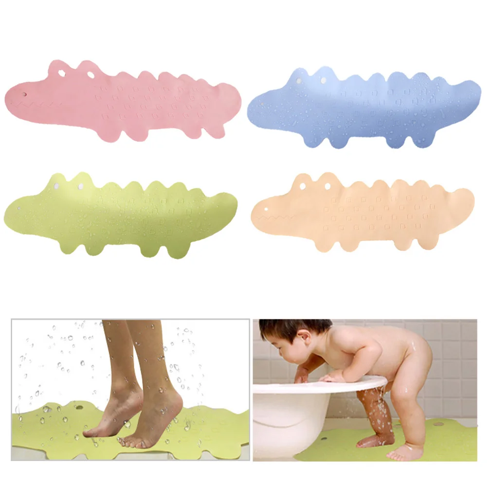 

Tub Shower Pad Non-Slip Bath Mat Environmental Children Long Cartoon Suction Cup