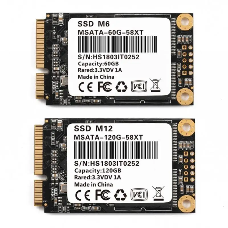 

mSATA Interface NAND Flash SSD Solid State HDD Hard Drive Disk Hard Drive Disk Disc Solid State Disks for PC Computer Desktop