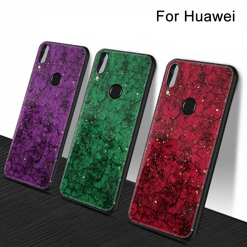 Чехлы из золотой фольги для телефонов huawei Honor 8X чехол honer 8x Max 8C 9 10 Lite light P20 Mate 20 Pro P10