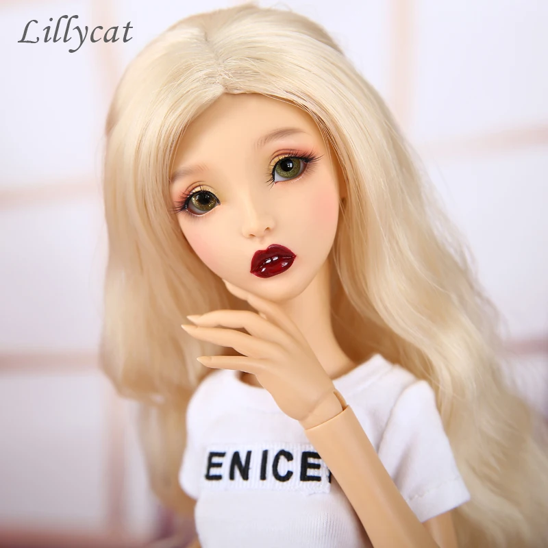 Новое поступление куклы BJD 1/4 Lillycat эллана луна фигурки тела из смолы MSD голая