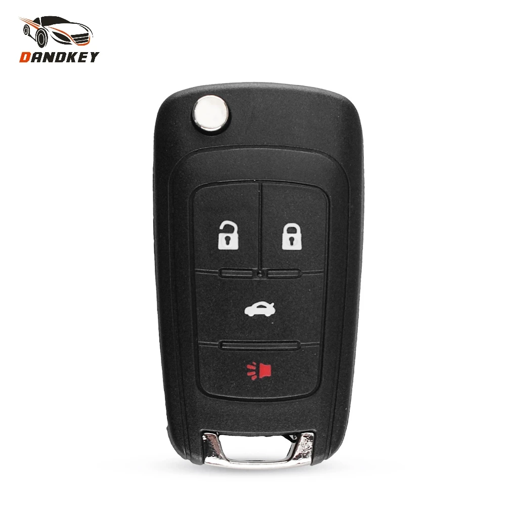 Dandkey 4 Button Replacement Remote Flip Key Shell For Vauxhall Opel Astra Insignia Chevrolet Cruze Cover Case Blank | Автомобили и