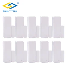 1/2/3/5/6/10pcs 433Mhz Wireless Window Door Magnet Sensor Detector Door OpenSensor for Home Burglar Security Smart Alarm System