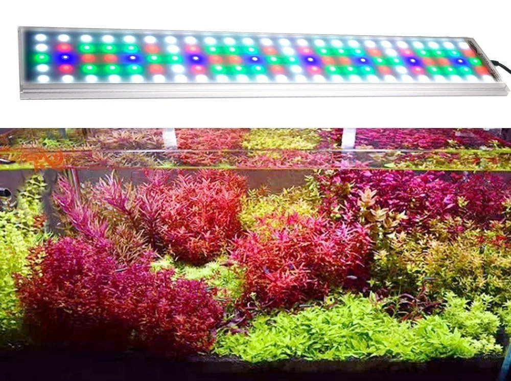 Chihiros RGB сериалы 30 120 см размер Aquarium Led освещение растение светать крышкой или