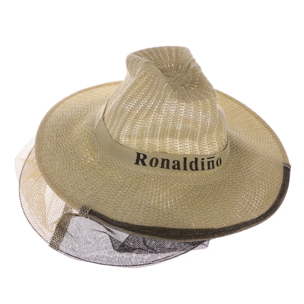 

Portable Mosquito Bee Net Mask Beekeeping Hat Veil Face Neck Cover Outdoor Head Protective Cap 2019 New