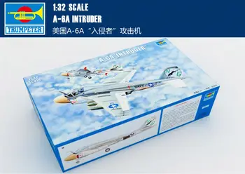 

Trumpeter 02249 1/32 American A-6A "Intruder" Attack Plane Fighter Bomber Model TH06885-SMT2