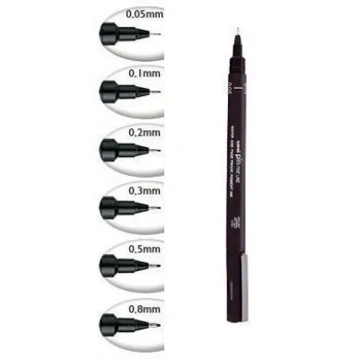 UNI PIN Fine Line Pen 005 01 02 03 05 08 игольчатая ручка трубчатая ручка