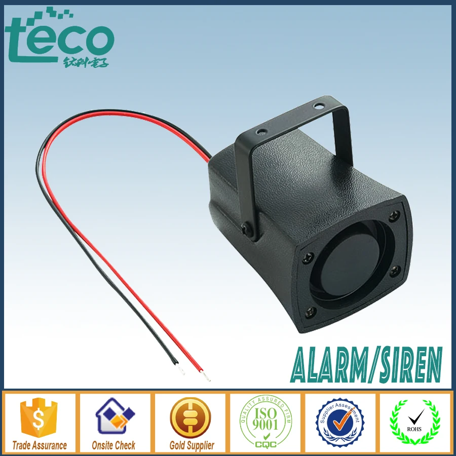 

1 Pcs Mini Hi SPL Piezo Alarm 12V Waterproof Micro Alarm Piezo Siren TPS-45