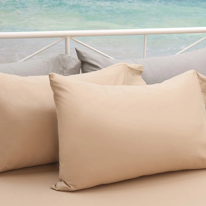 100 Cotton 2pcs 1 Pair Solid Pillow Case Pillowcase Pillow Sham Envelope Closure 600 Thread Count 40 60cm 50 70cm 50 75cm 49 Pillow Case Aliexpress
