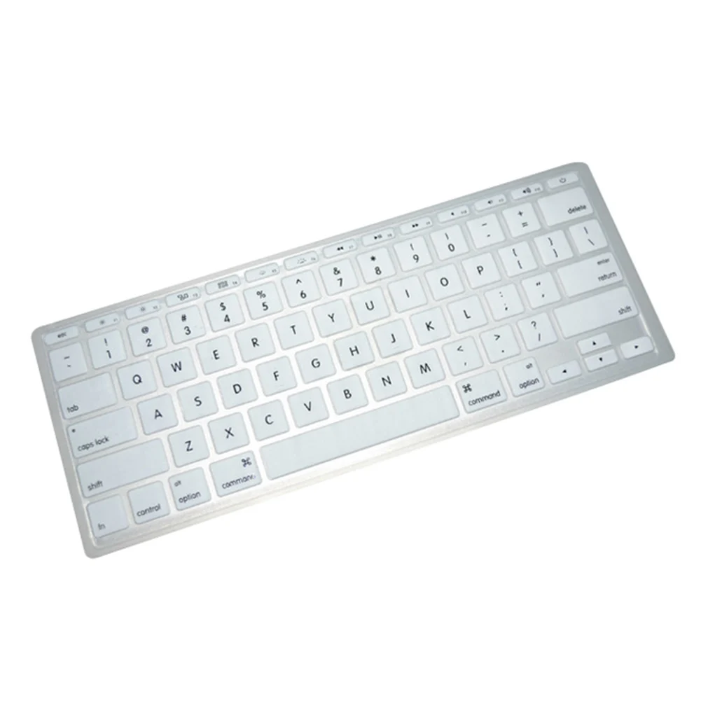  Silicone PC Laptop Keyboard Cover Protector Skin Film Soft keyboard stickers for Apple Macbook Air 13 Pro 13 15 inch