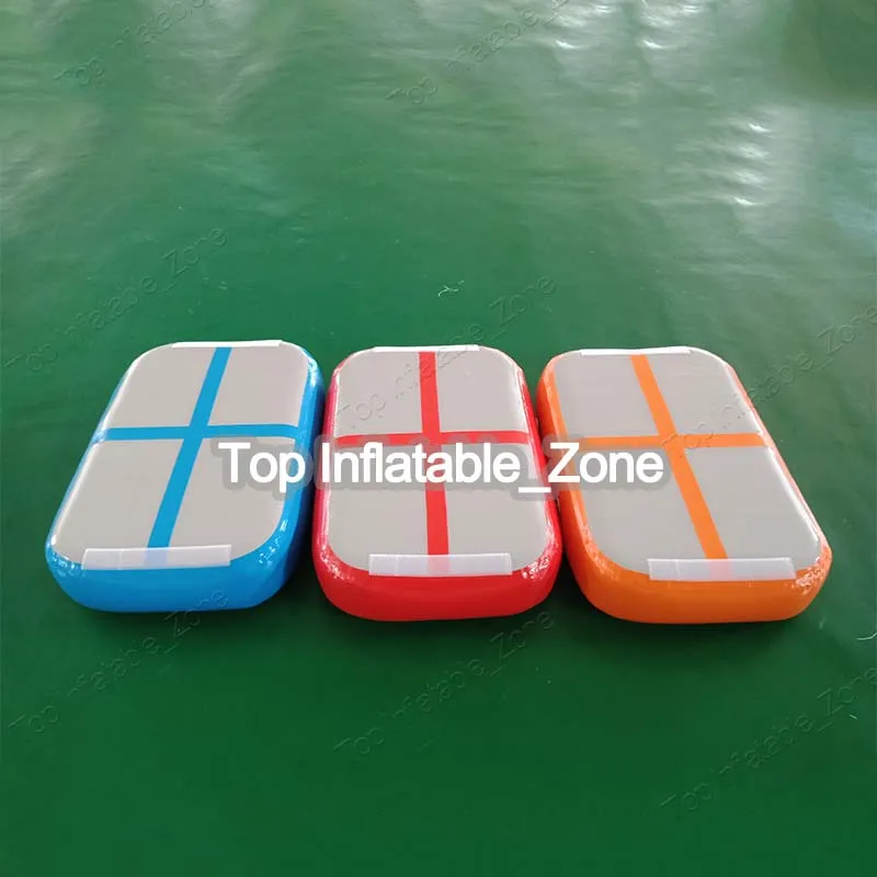 شحن مجاني 1 m * 0.6 m * 0.1 m حصيرة جمنازيوم التمارين الرياضية قابلة للنفخ تعثر المسار الهواء كتلة الهواء مجلس التدريب التايكوندو التشجيع