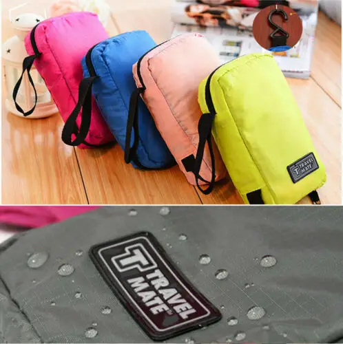 

Waterproof Travel Cosmetic Folding Storage Make Up BagToiletry Organizer Hanging Pouch Bags Cases