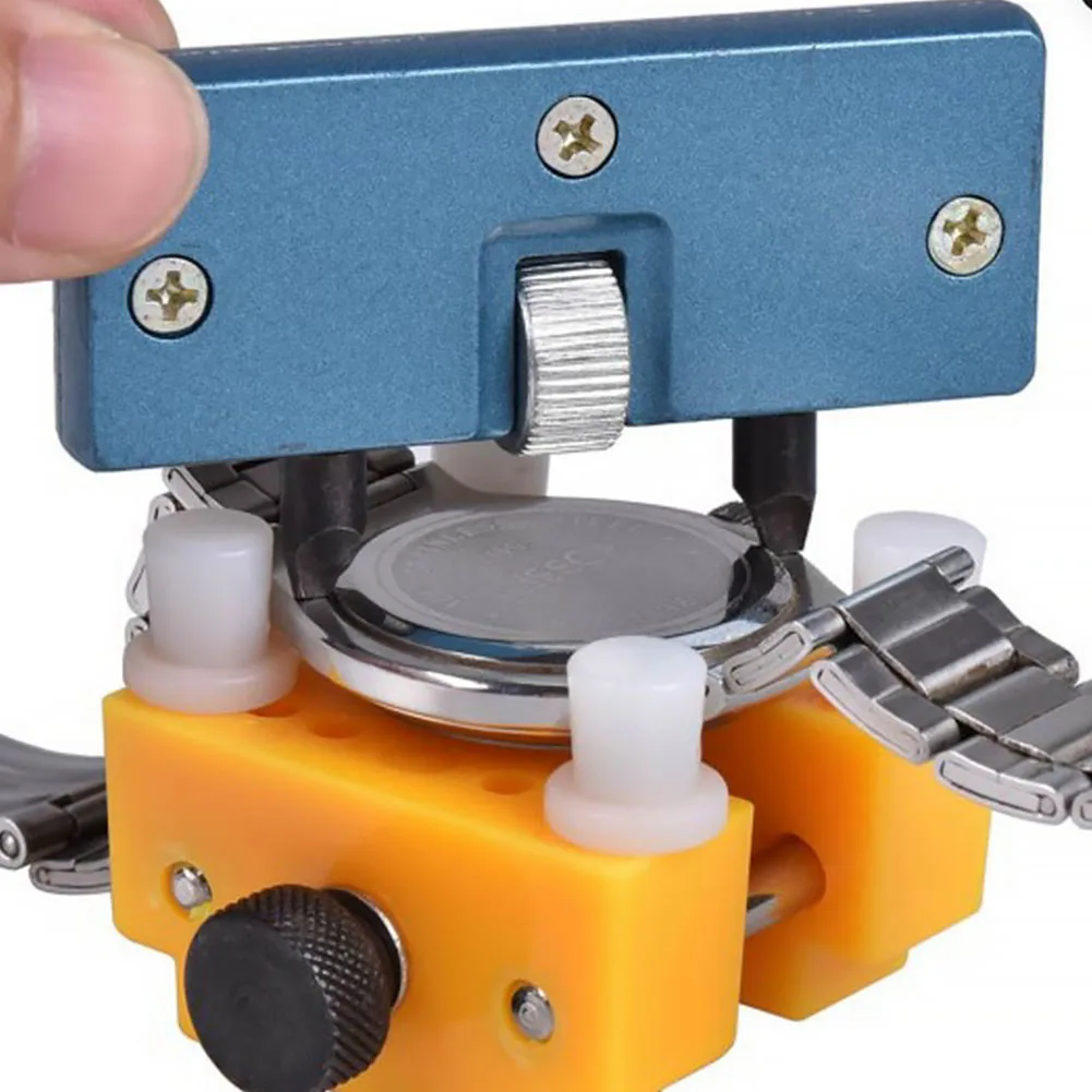 

2pcs/set Press Watchmaker Opener Adjustable Watch Repair Tool Manual Holder Case Back Remover